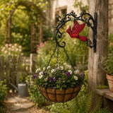 Cast Iron Cardinal Plant Hanger