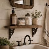 Small Scroll Cast Iron Shelf Brackets