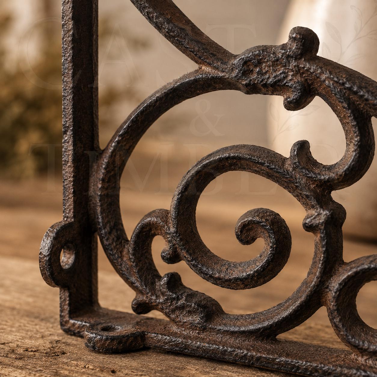 Victorian Scroll Cast Iron Plant Hanger