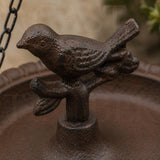 Cast Iron Hanging Bird Bath & Feeder