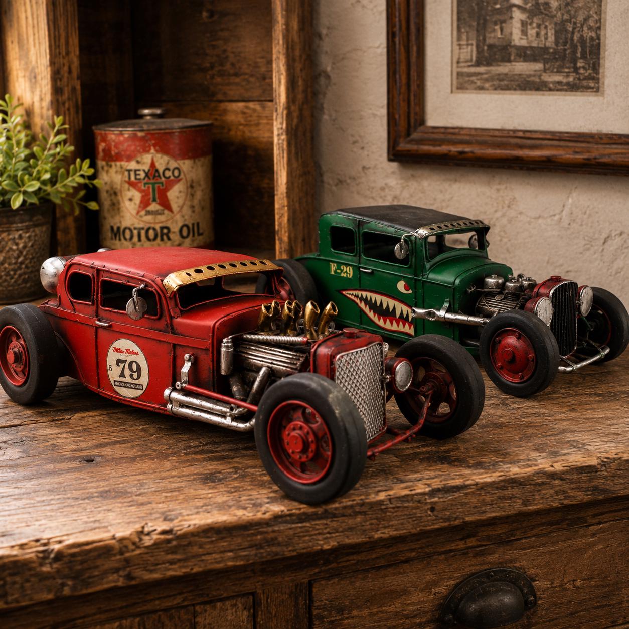 Garage Legends Tin Hot Rod Set