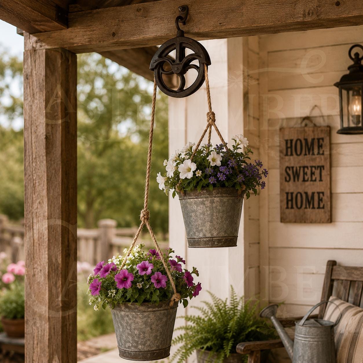 Rustic Cast Iron Barn Pulley
