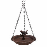Cast Iron Hanging Bird Bath & Feeder