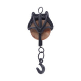 Cast Iron & Wood Barn Pulley Hanger