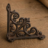 Small Scroll Cast Iron Shelf Brackets