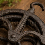 Rustic Cast Iron Barn Pulley