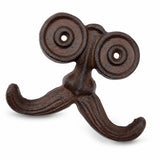 Cast Iron Mustache Double Wall Hook