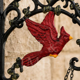 Cast Iron Cardinal Plant Hanger