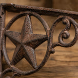 Western Star Cast Iron Shelf Brackets
