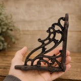 Victorian Scroll Cast Iron Shelf Brackets