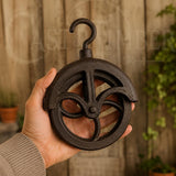 Rustic Cast Iron Barn Pulley