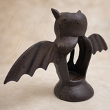 Cast Iron Bat Candle Holder