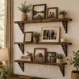 Small Scroll Cast Iron Shelf Brackets