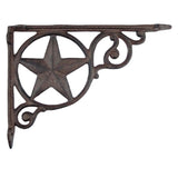 Western Star Cast Iron Shelf Brackets