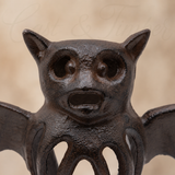 Cast Iron Bat Candle Holder