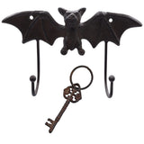 Cast Iron Bat Wall Rack With Two Hooks