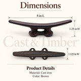 Cast Iron Boat Cleat Wall Hooks