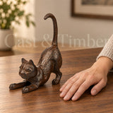 Cast Iron Cat Figurine