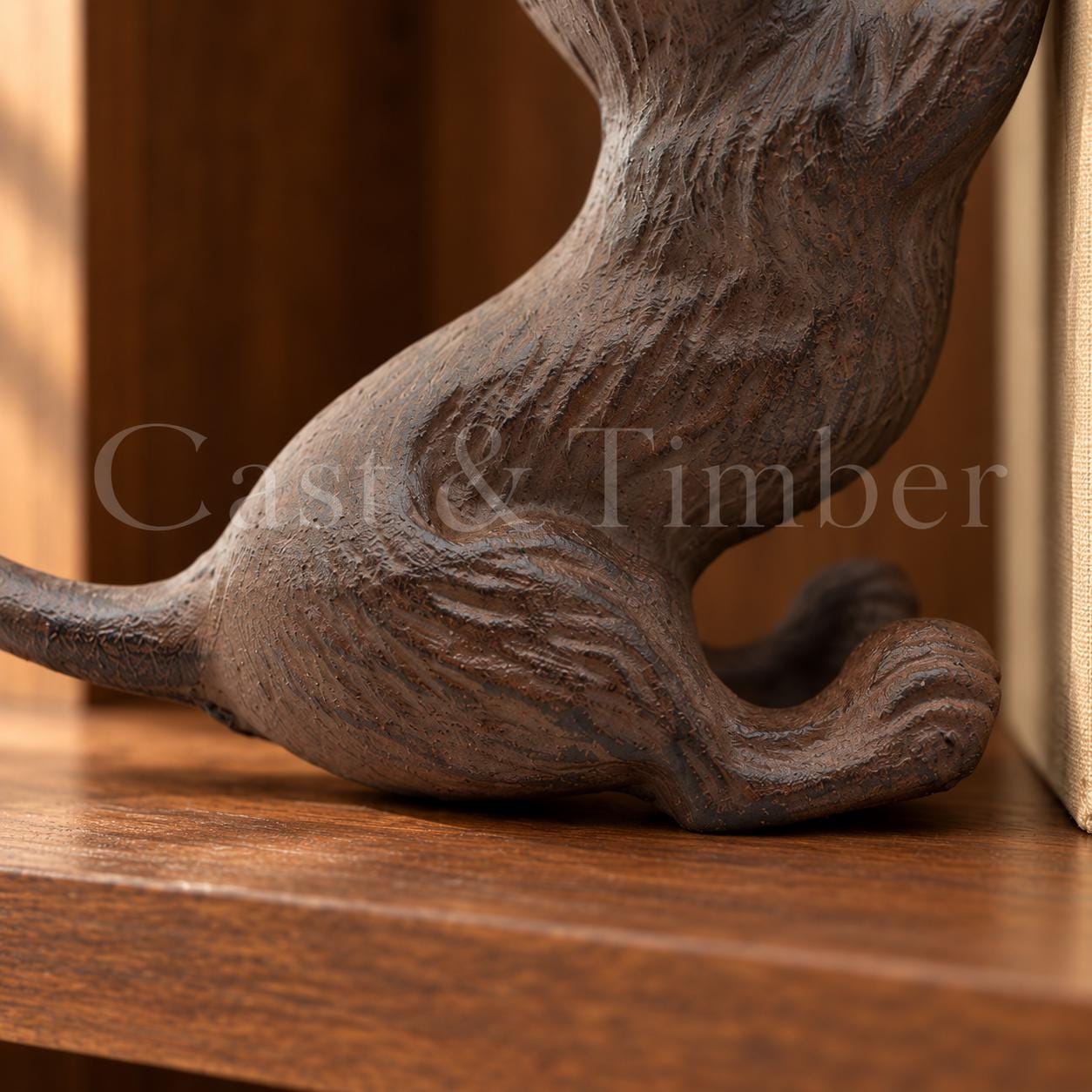 Cast Iron Cat Figurine