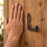 Cast Iron Railroad Spike Wall Hook