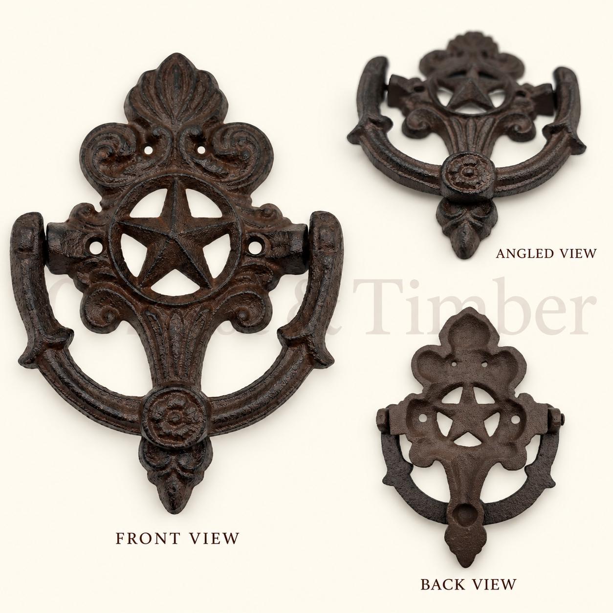 Cast Iron Star Door Knocker