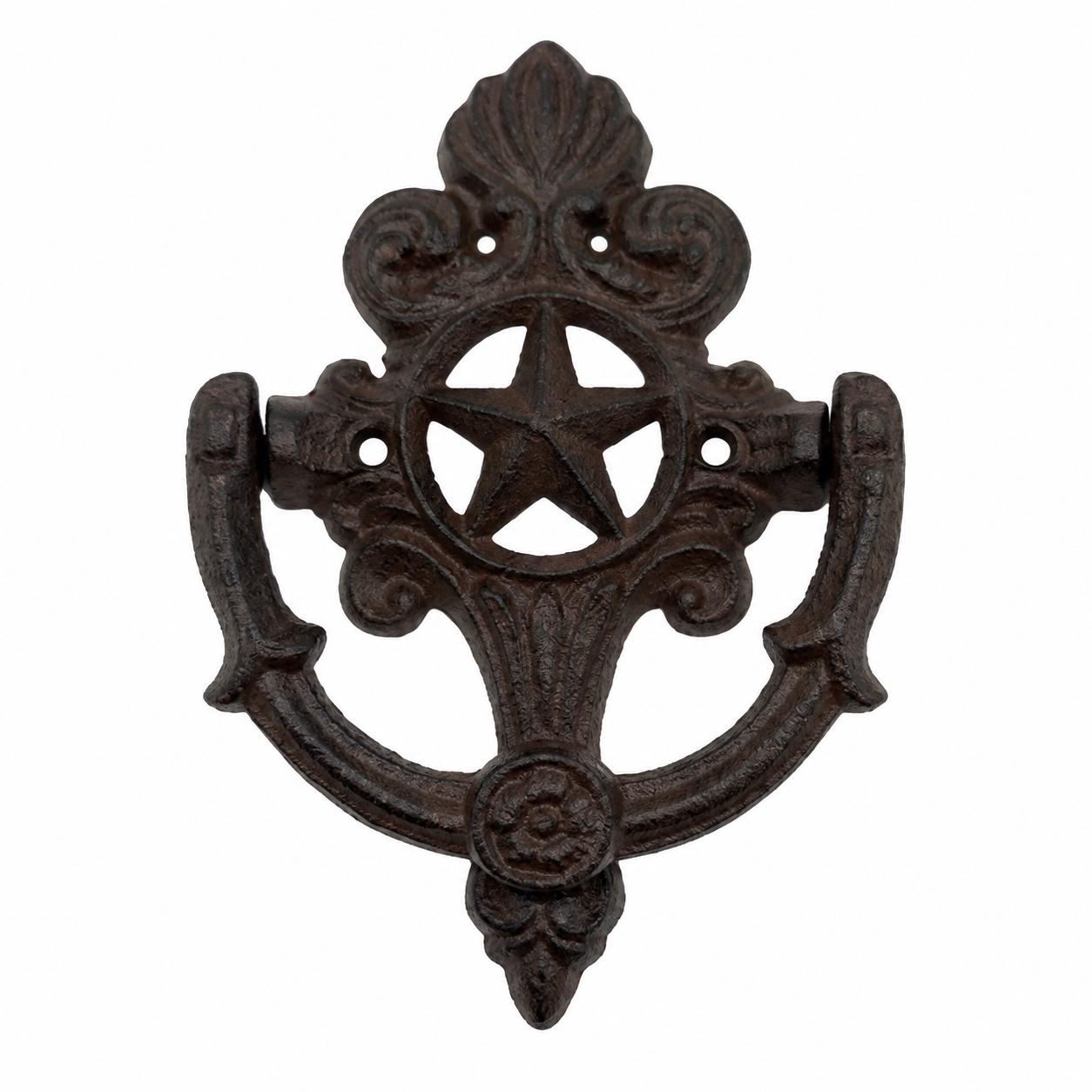 Cast Iron Star Door Knocker