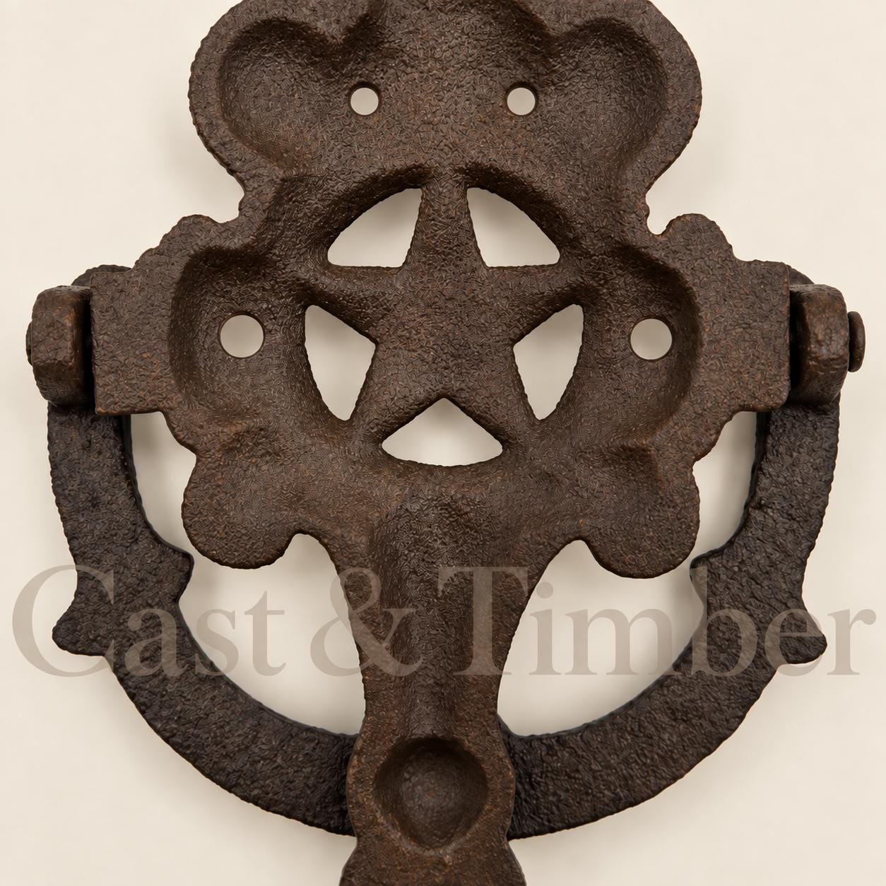 Cast Iron Star Door Knocker