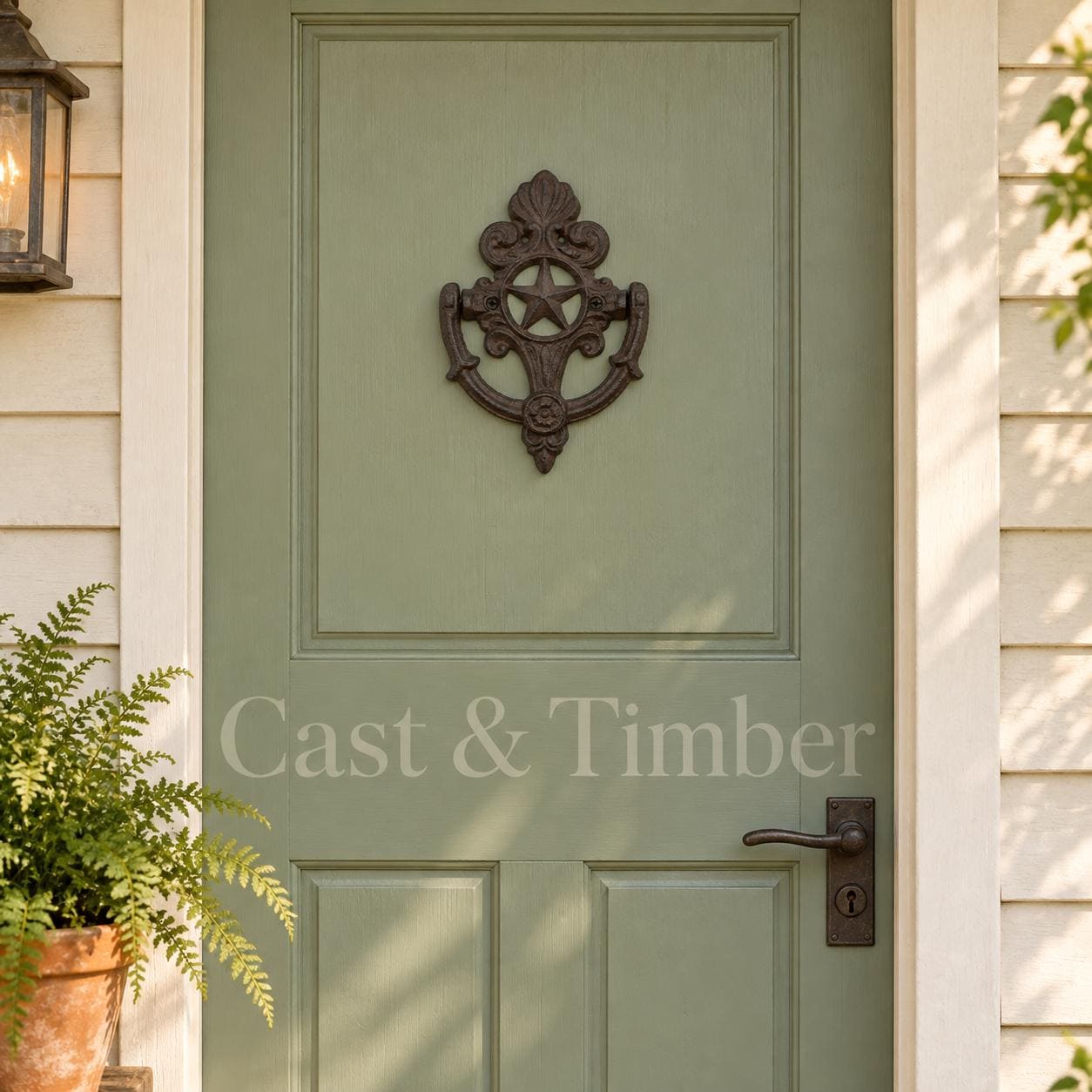 Cast Iron Star Door Knocker