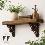 Small Scroll Cast Iron Shelf Brackets