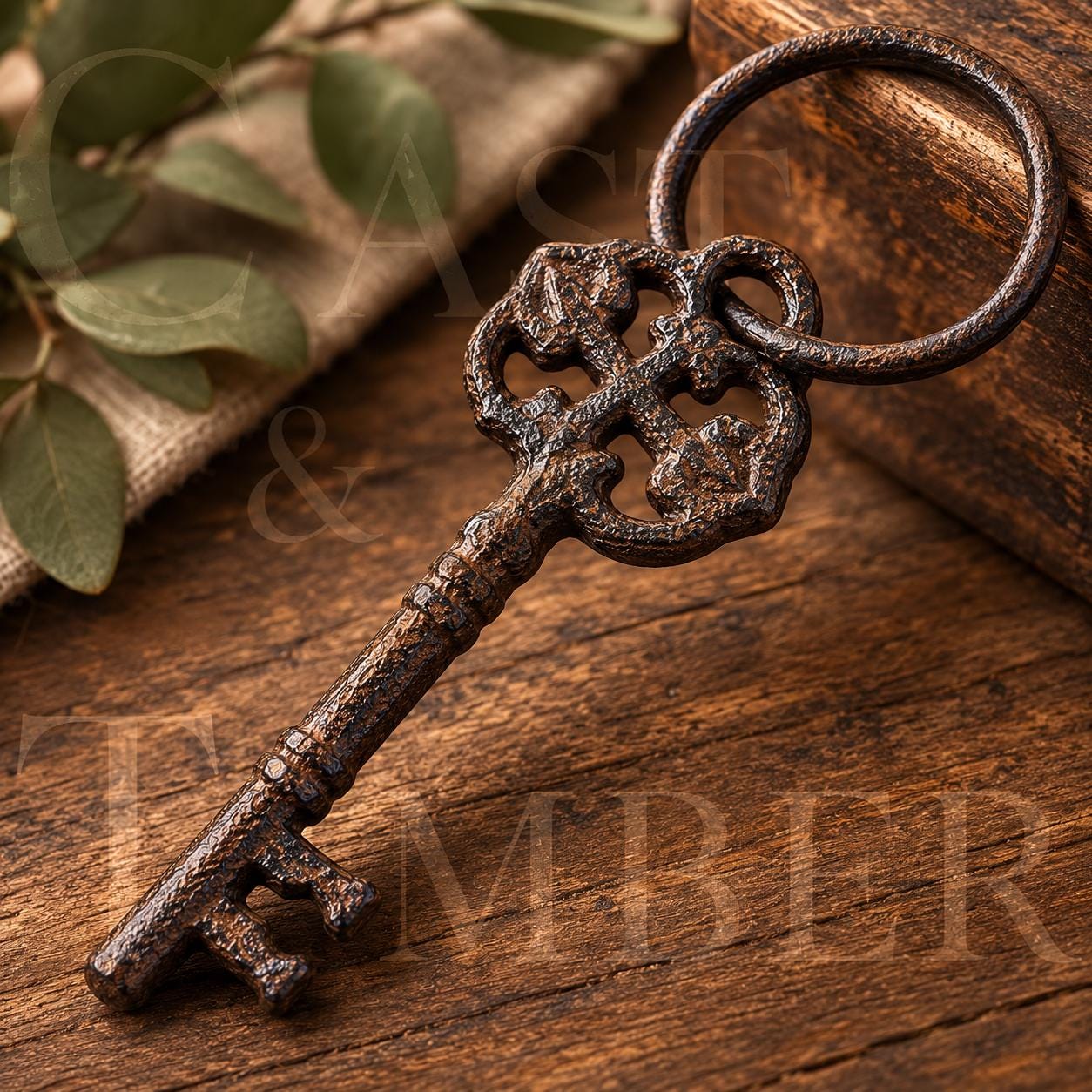 Victorian Cast Iron Skeleton Key