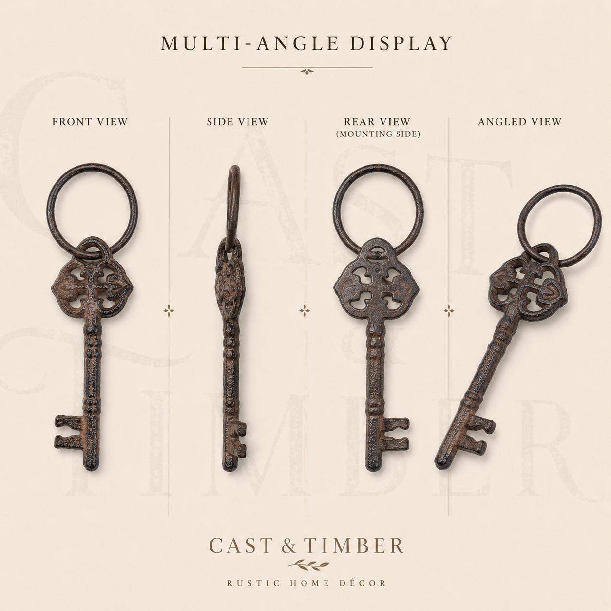 Victorian Cast Iron Skeleton Key