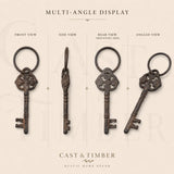 Victorian Cast Iron Skeleton Key