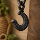 Cast Iron & Wood Barn Pulley Hanger