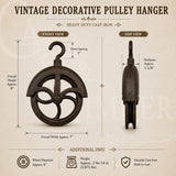 Rustic Cast Iron Barn Pulley