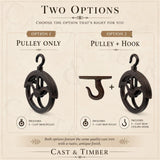 Rustic Cast Iron Barn Pulley