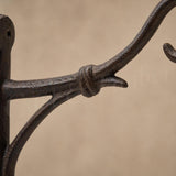 Rustic Cast Iron Plant Hanger, Double Scroll Wall Bracket, Hanging Basket Hook, Farmhouse Porch and Garden Decor, image 5