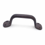 Rustic Farmhouse Cast Iron Door Handle, 6 Inch Barn Gate Pull, Shed Door Cabinet Handle, Antique Style Brown Hardware, image 7