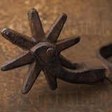Cast Iron Western Spurs Pair, Rustic Cowboy Rodeo Decor, Decorative Shelf Sitters, Ranch Cabin Lodge Decor, image 5