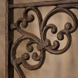 Ornate Cast Iron Plant Hanger, Rustic Wall Bracket for Hanging Baskets, Lanterns, Bird Feeders & Wind Chimes, image 4