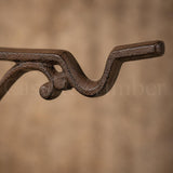 Ornate Cast Iron Plant Hanger, Rustic Wall Bracket for Hanging Baskets, Lanterns, Bird Feeders & Wind Chimes, image 5