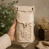 Victorian Rose Cast Iron Wall Mailbox