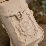 Victorian Rose Cast Iron Wall Mailbox