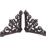 Small Scroll Cast Iron Shelf Brackets