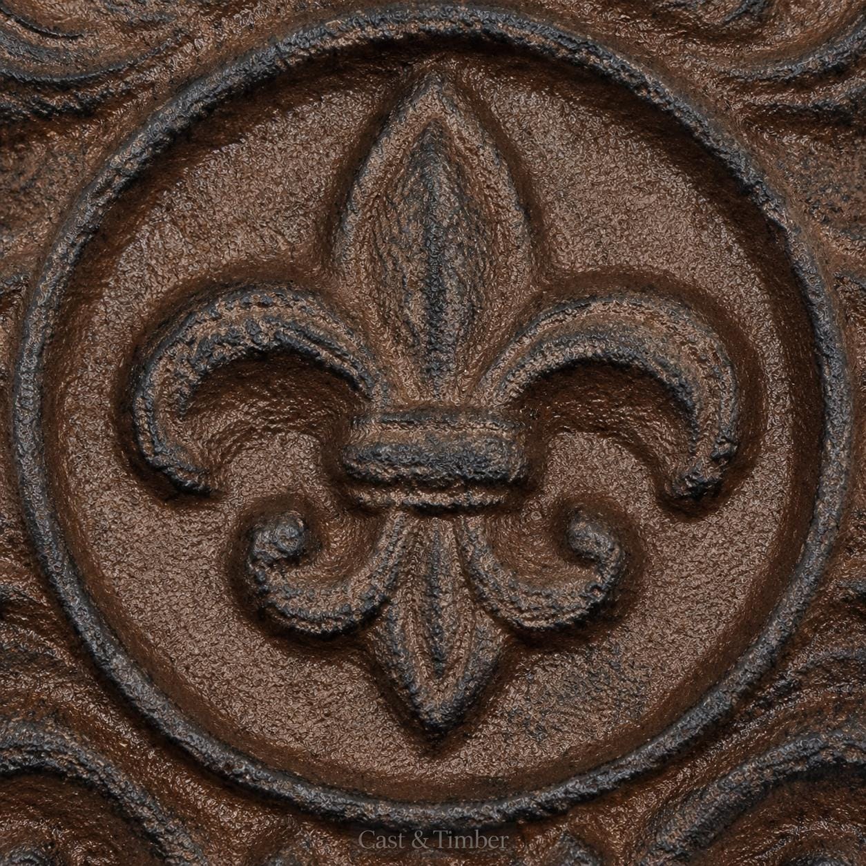 Fleur de Lis Cast Iron Door Knocker