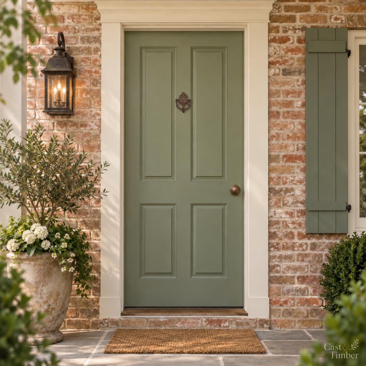 Fleur de Lis Cast Iron Door Knocker