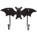 Cast Iron Bat Wall Rack With Two Hooks