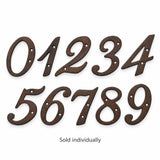 Italic Cast Iron House Numbers