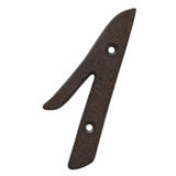 Italic Cast Iron House Numbers