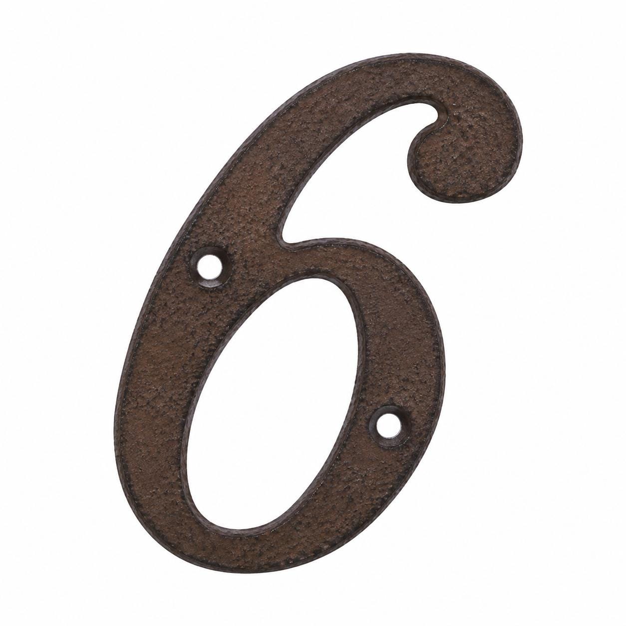 Italic Cast Iron House Numbers