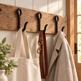 Matte Black Cast Iron Wall Hook